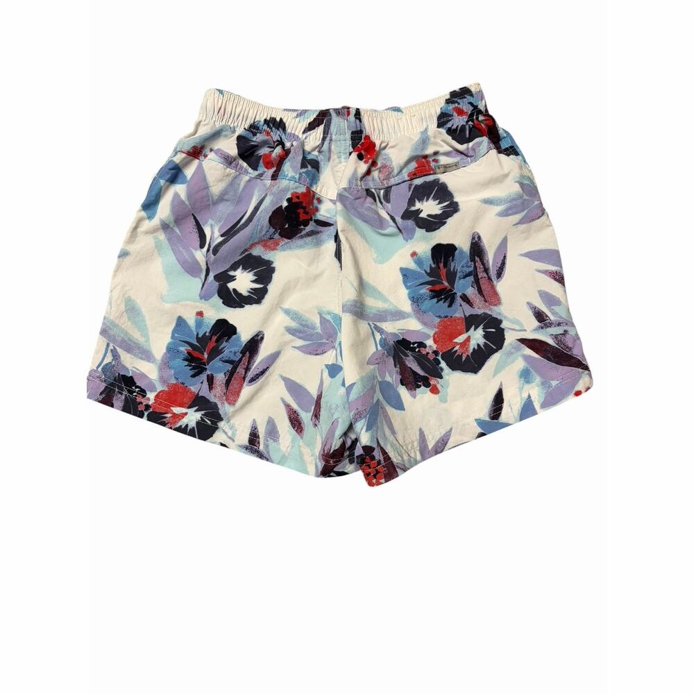 Columbia Boys Floral Swim Trunks Shorts Blue Purple Size Small 5
